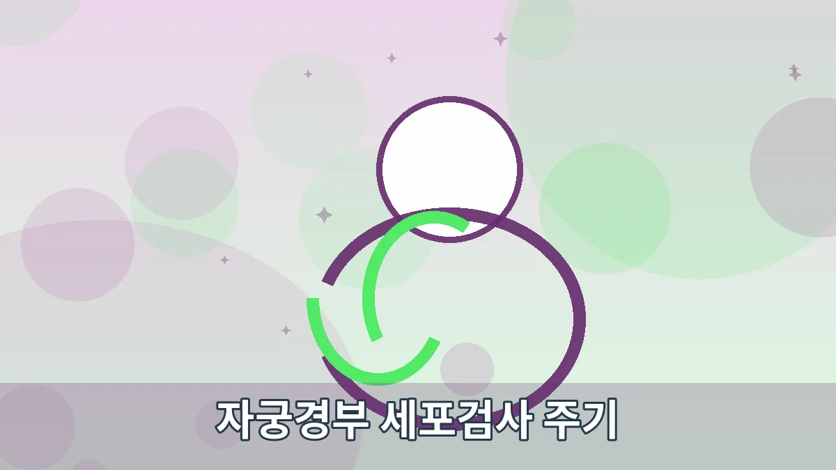 자궁경부 세포검사 주기 안내 이미지 2