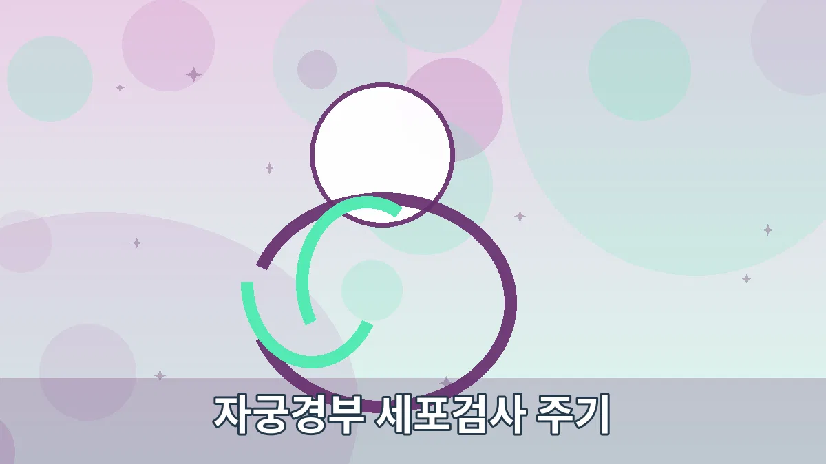 자궁경부 세포검사 주기 안내 이미지 3