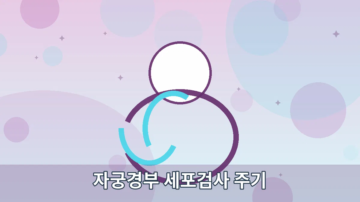 자궁경부 세포검사 주기 안내 이미지 4